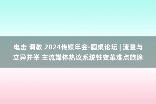 电击 调教 2024传媒年会·圆桌论坛 | 流量与立异并举 主流媒体热议系统性变革难点旅途