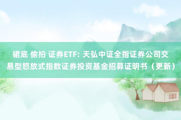 裙底 偷拍 证券ETF: 天弘中证全指证券公司交易型怒放式指数证券投资基金招募证明书(更新)