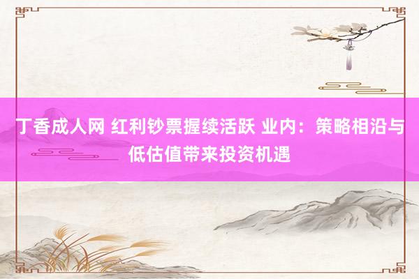 丁香成人网 红利钞票握续活跃 业内：策略相沿与低估值带来投资机遇