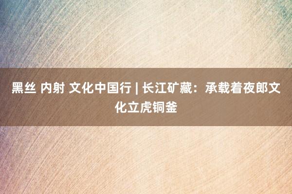 黑丝 内射 文化中国行 | 长江矿藏：承载着夜郎文化立虎铜釜